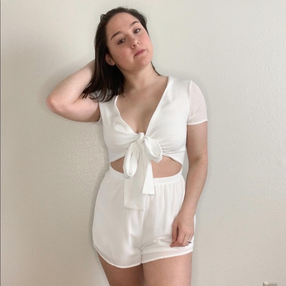 Princess Polly White Romper - Picture 3 of 7